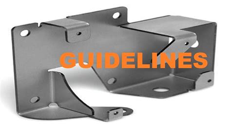 sheet metal design rules|sheet metal basic design guidelines.